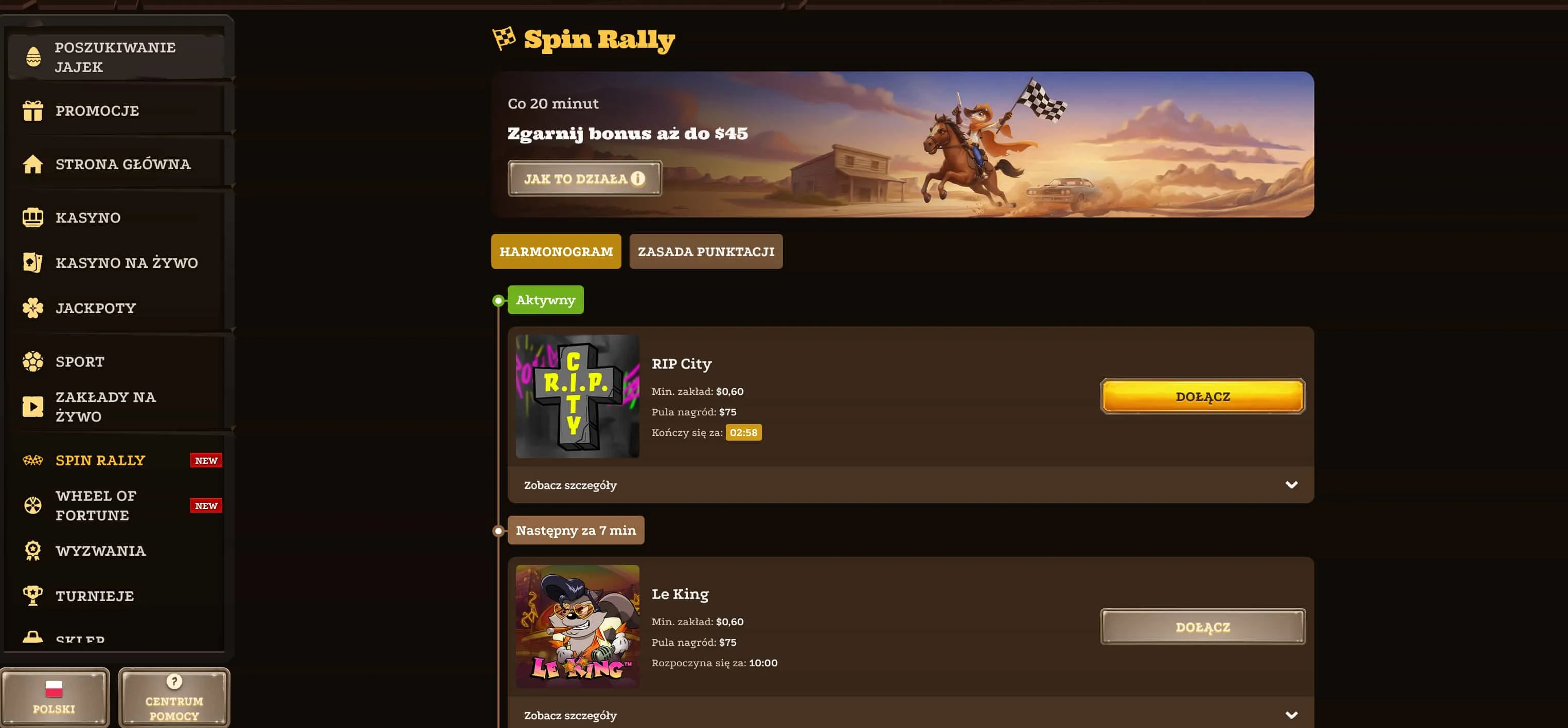 Rejestracja i Logowanie w Lizaro Casino